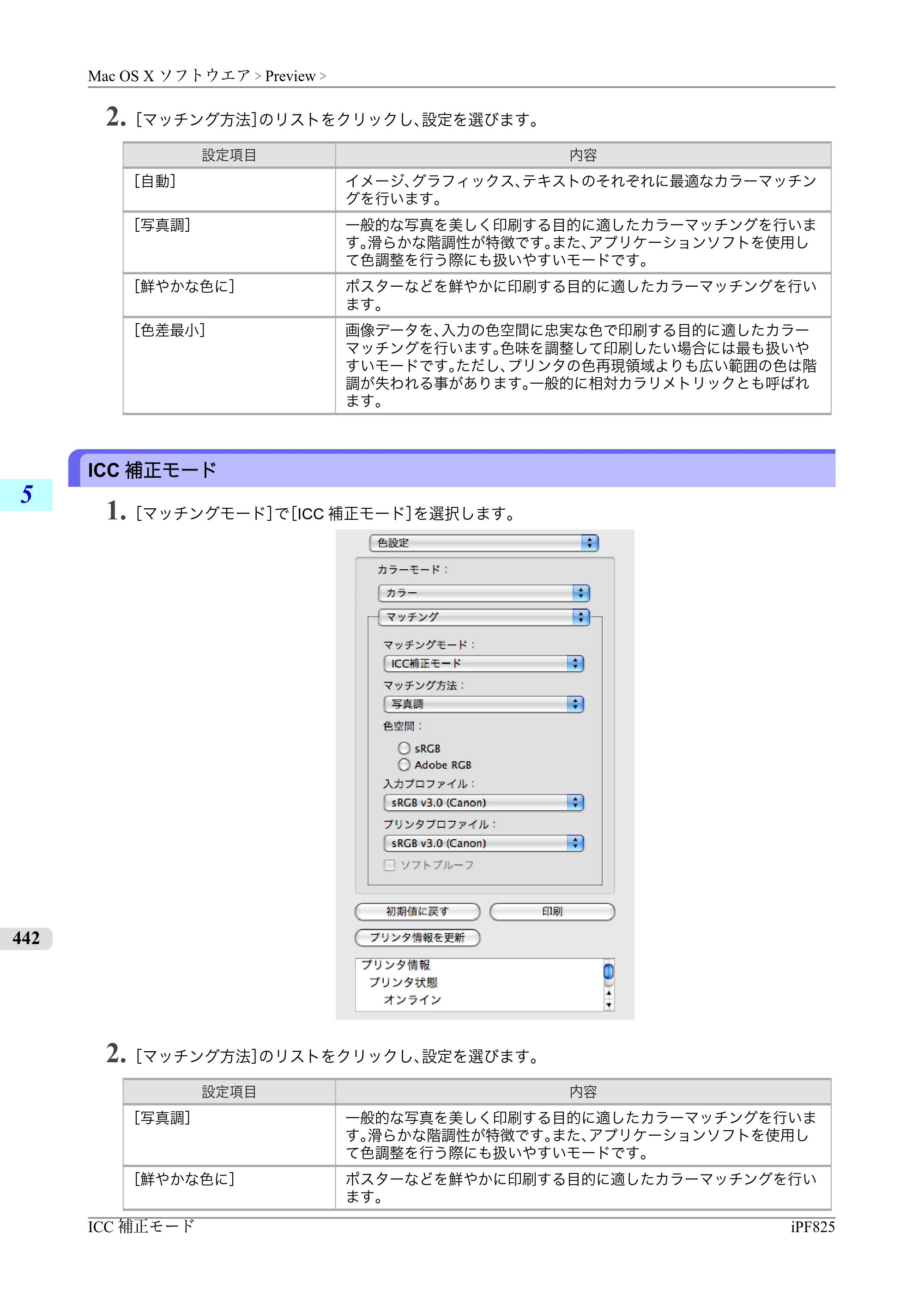 キヤノン iPF815/825 ユーザーズマニュアル （iPF825用） （PDF形式／40.63Mバイト） — 原本ページ — 458ページ