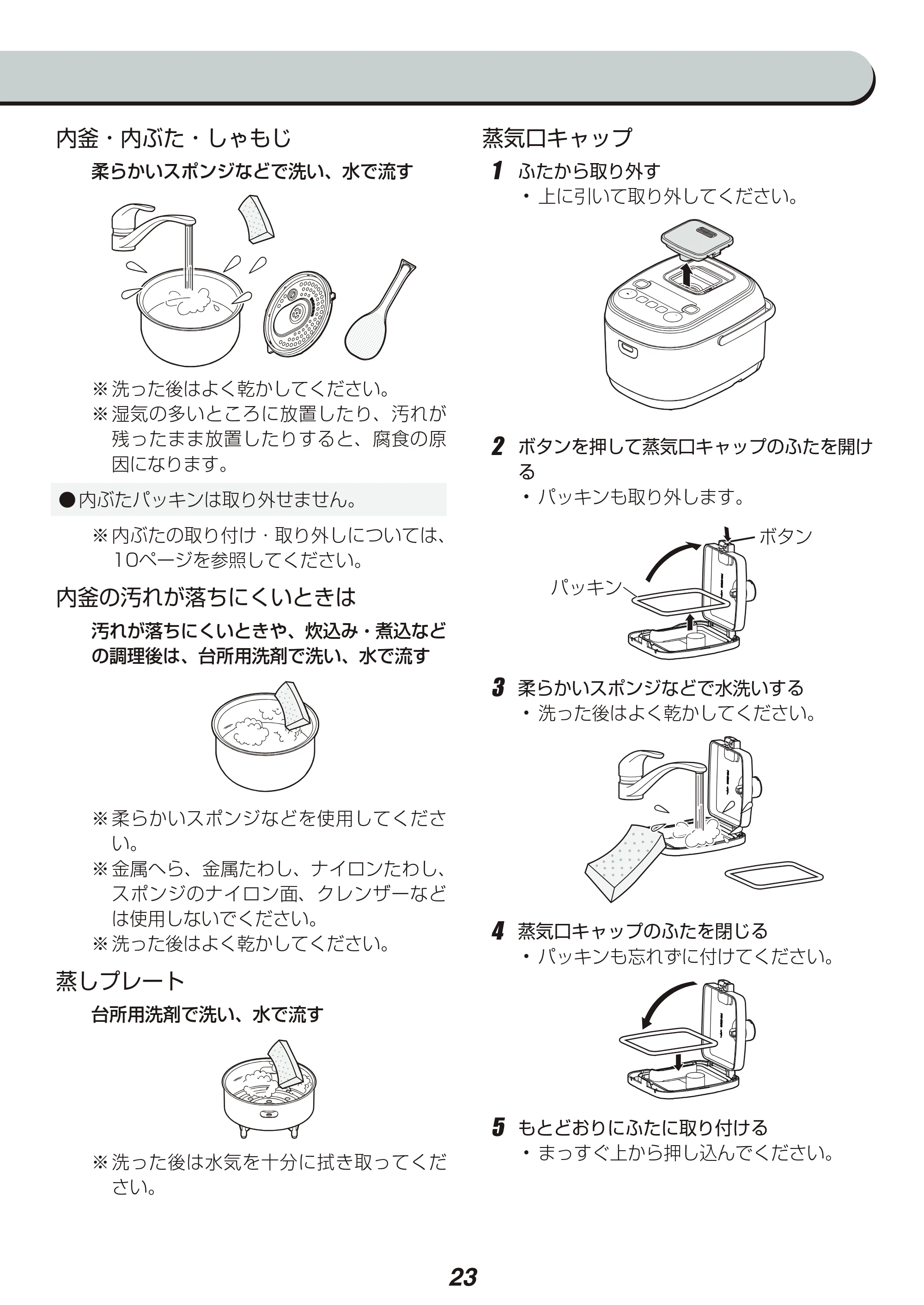アイリスオーヤマ KRC-IB50 取扱説明書 — 原本ページ — 23ページ