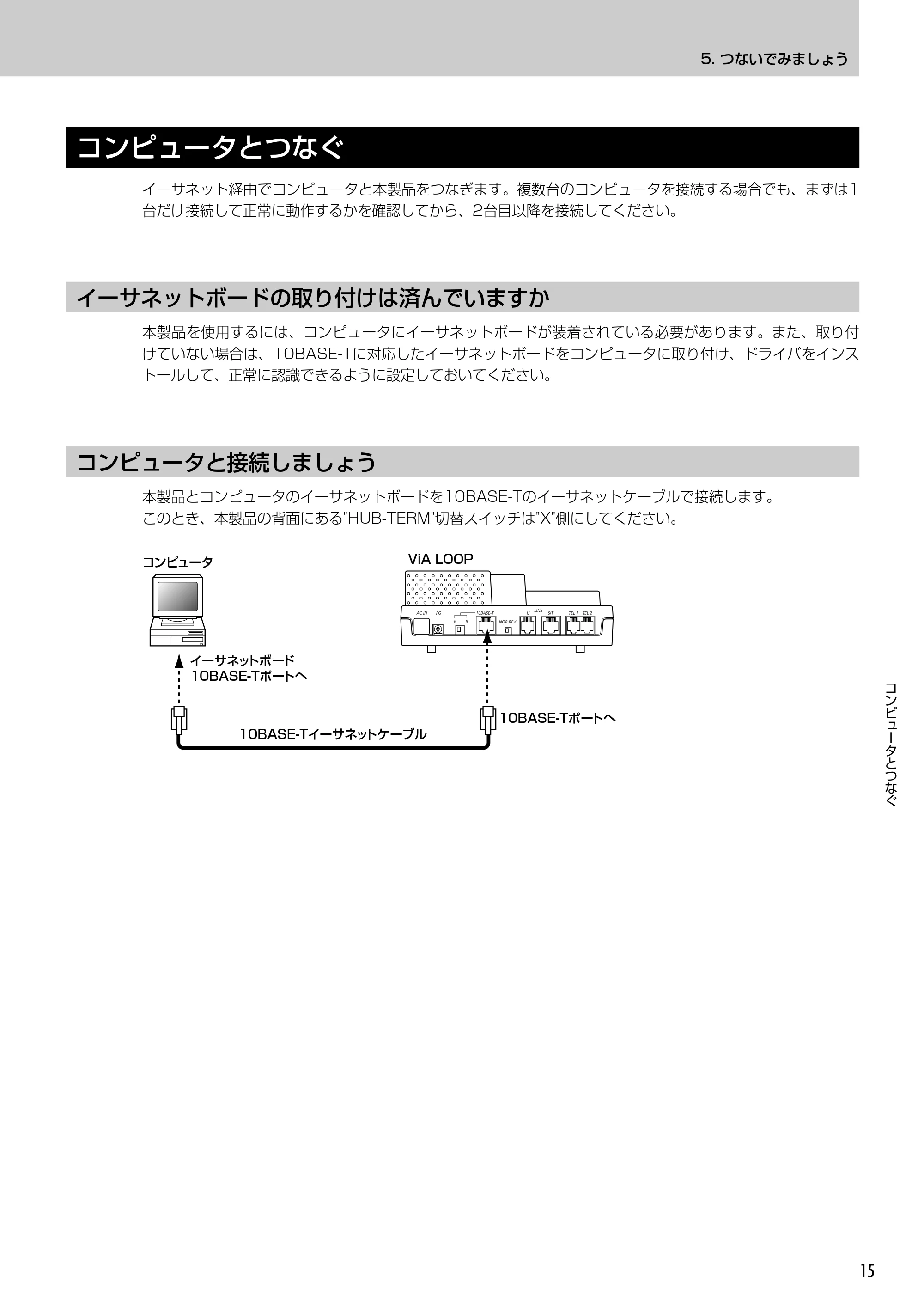 エレコム LD-VIA6010 スタートガイド — 原本ページ — 17ページ