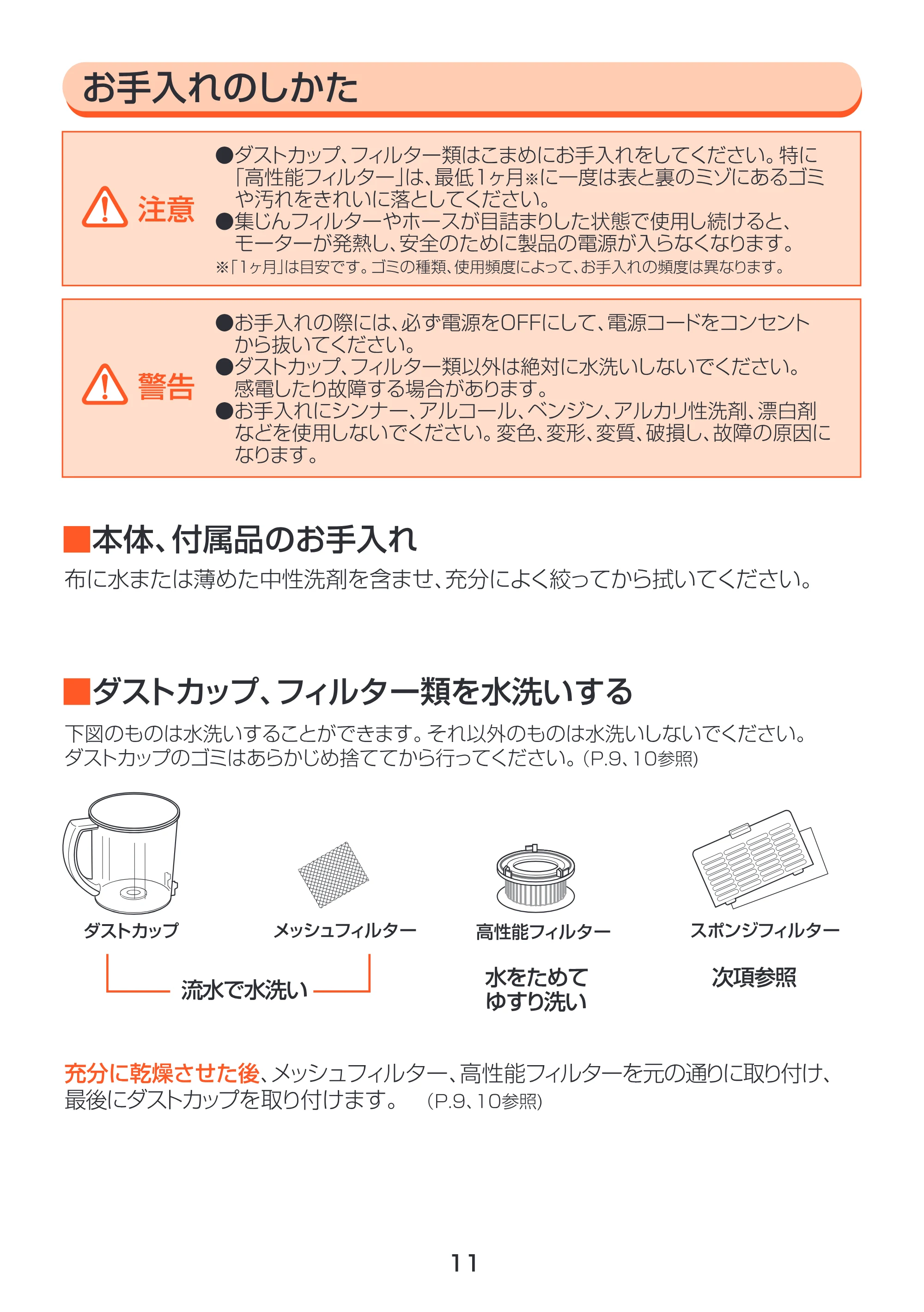 アイリスオーヤマ IC-CN90 取扱説明書 — 原本ページ — 11ページ