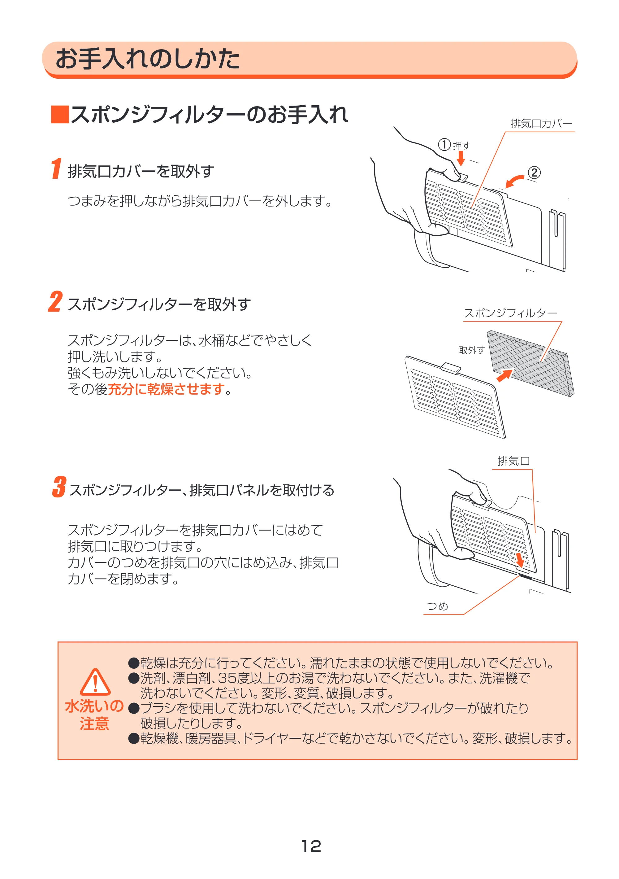 アイリスオーヤマ IC-CN90 取扱説明書 — 原本ページ — 12ページ