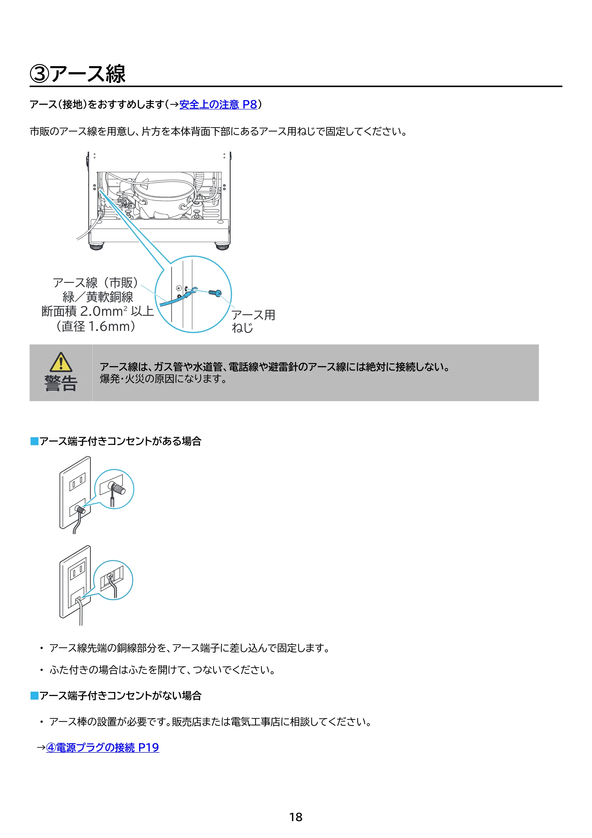 アイリスオーヤマ KUSN-SS9A 取扱説明書 — 原本ページ — 18ページ