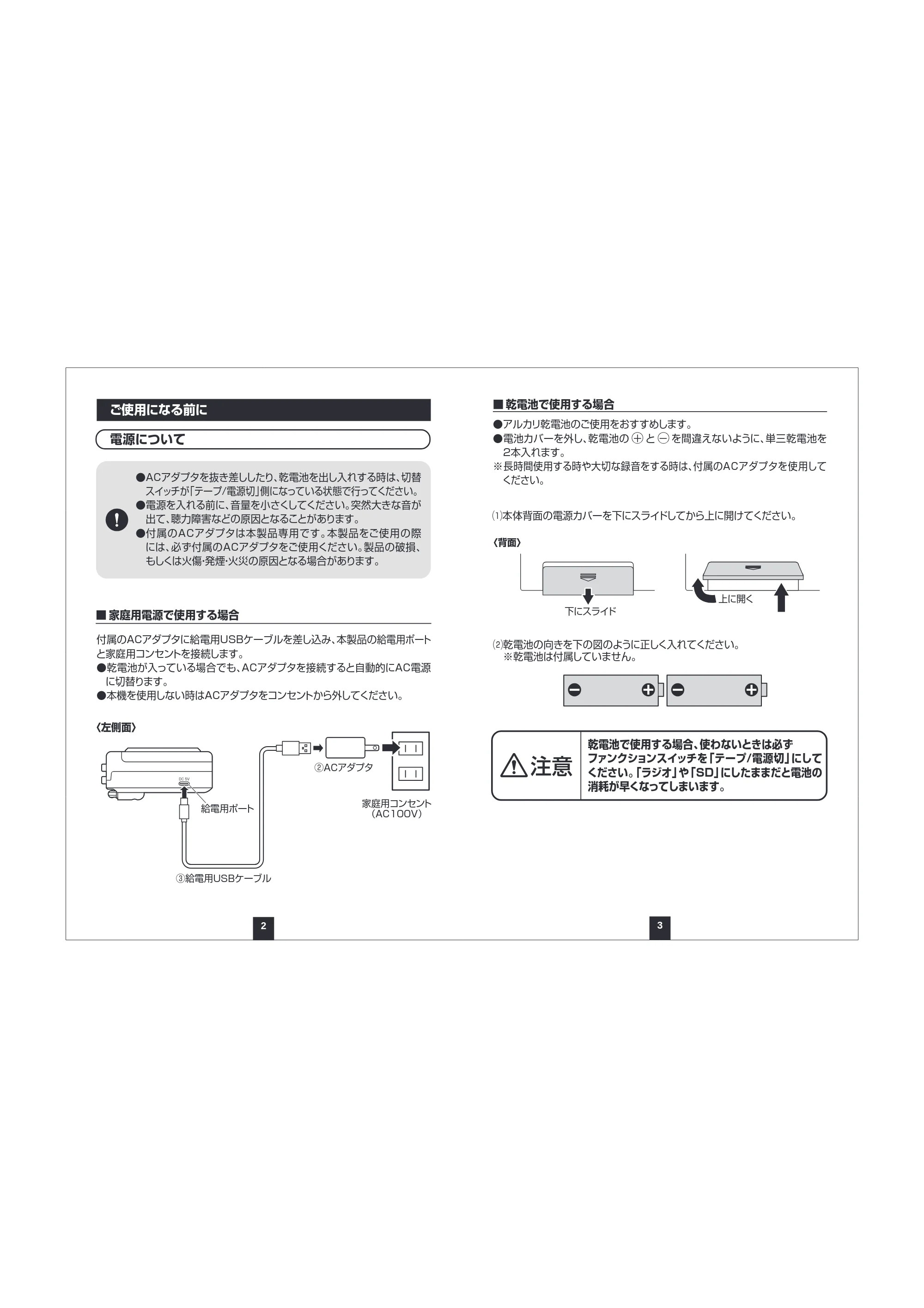 サンワサプライ MED-CSCV1 取扱説明書 — 原本ページ — 3ページ
