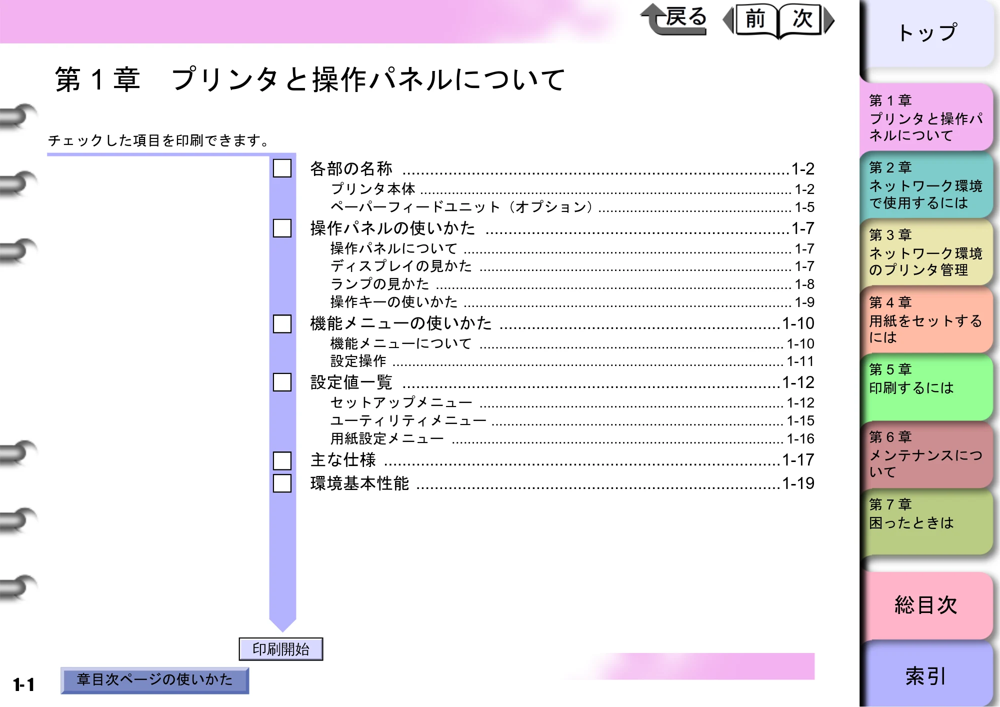 キヤノン BIJ2300/BIJ1300 ユーザーズガイド （PDF形式／28.78Mバイト） — 原本ページ — 4ページ