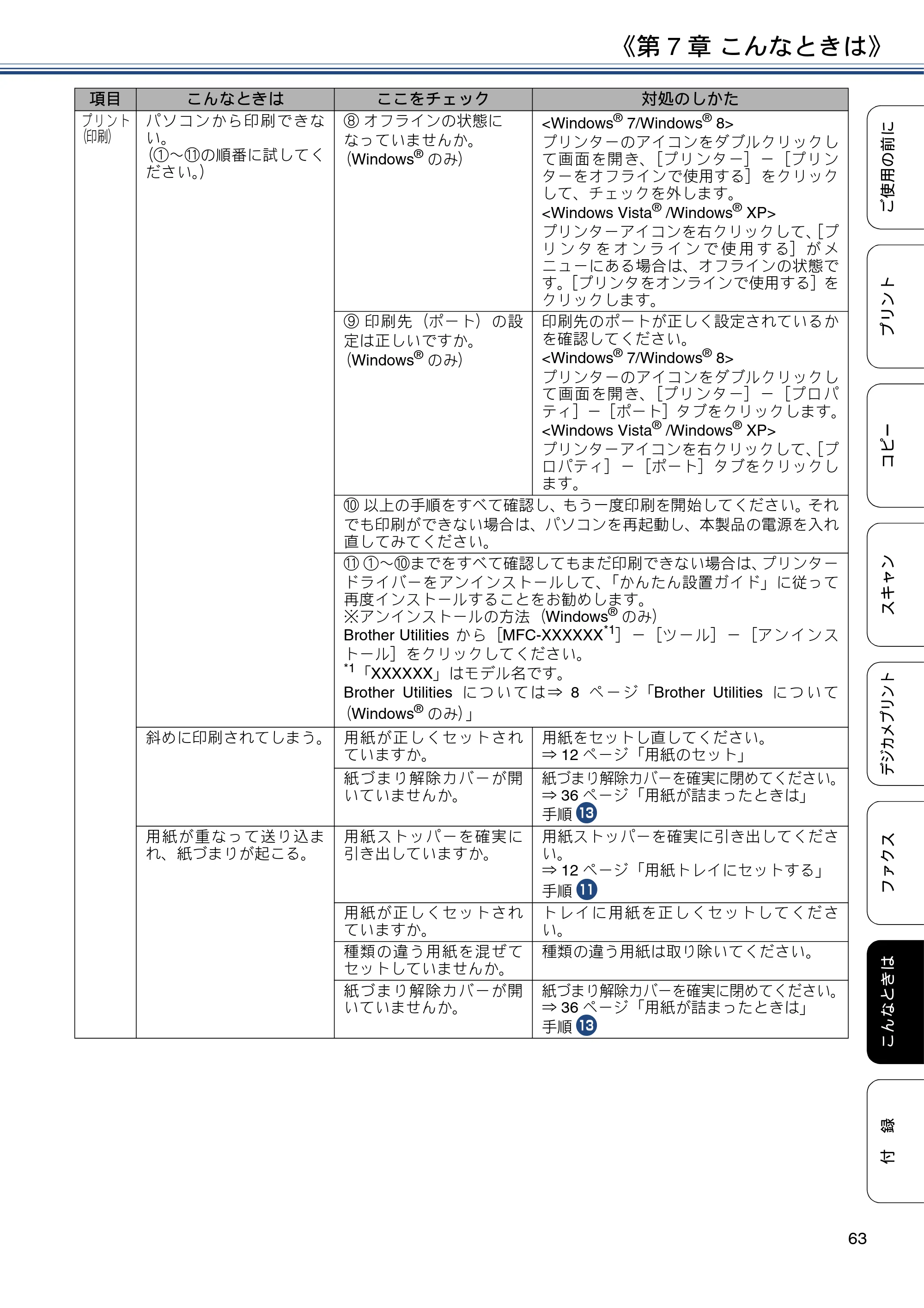 ブラザー MFC-J6573CDW ユーザーズガイド ~基本編~ — 原本ページ — 63ページ