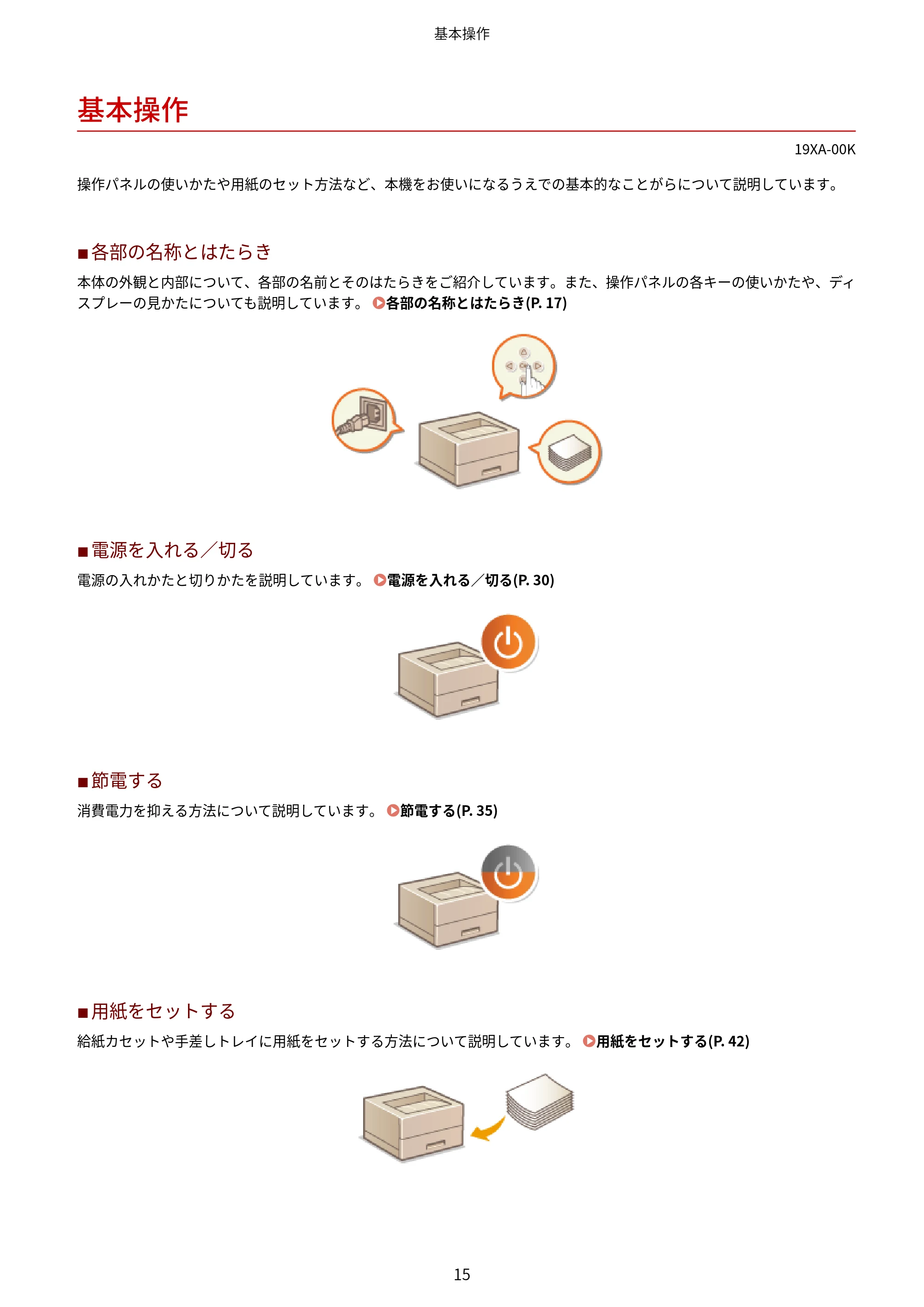 キヤノン LBP443i/LBP442/LBP441/LBP441e ユーザーズガイド 2020年3月26日掲載（PDF：8.04MB） — 基本操作 — 原本ページ — 21ページ