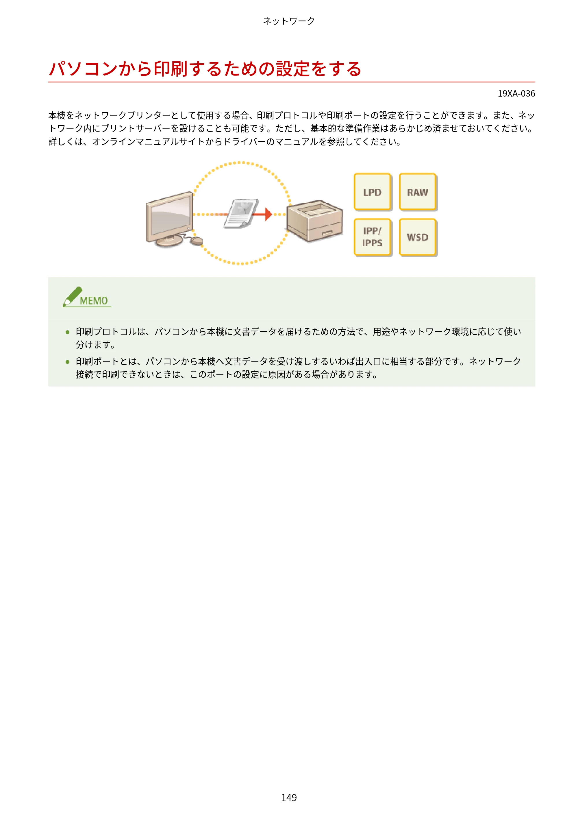キヤノン LBP443i/LBP442/LBP441/LBP441e ユーザーズガイド 2020年3月26日掲載（PDF：8.04MB） — パソコンから印刷するための設定をする — 原本ページ — 155ページ