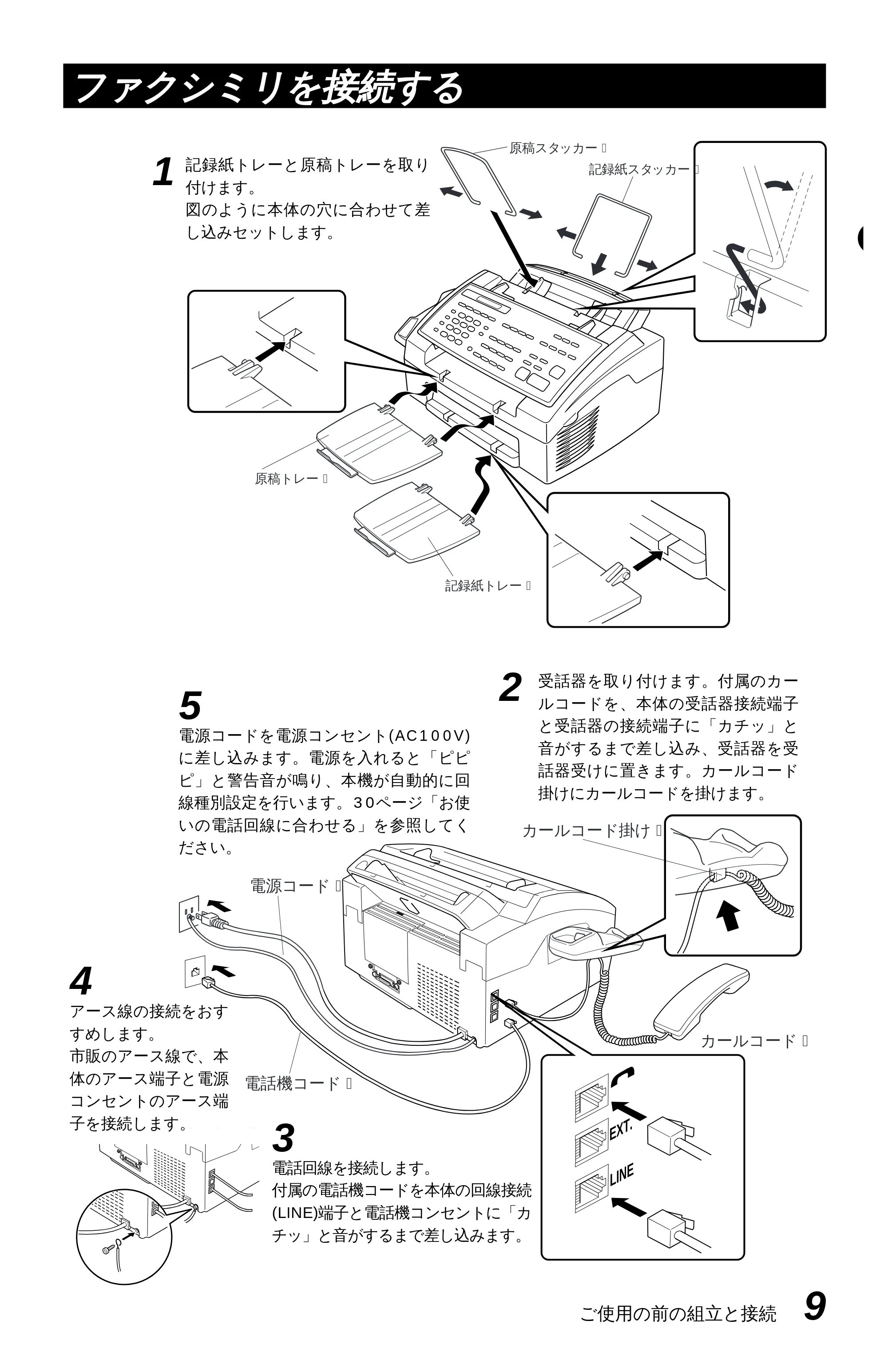 ブラザー MFC-6650J かんたん設置ガイド — 原本ページ — 19ページ