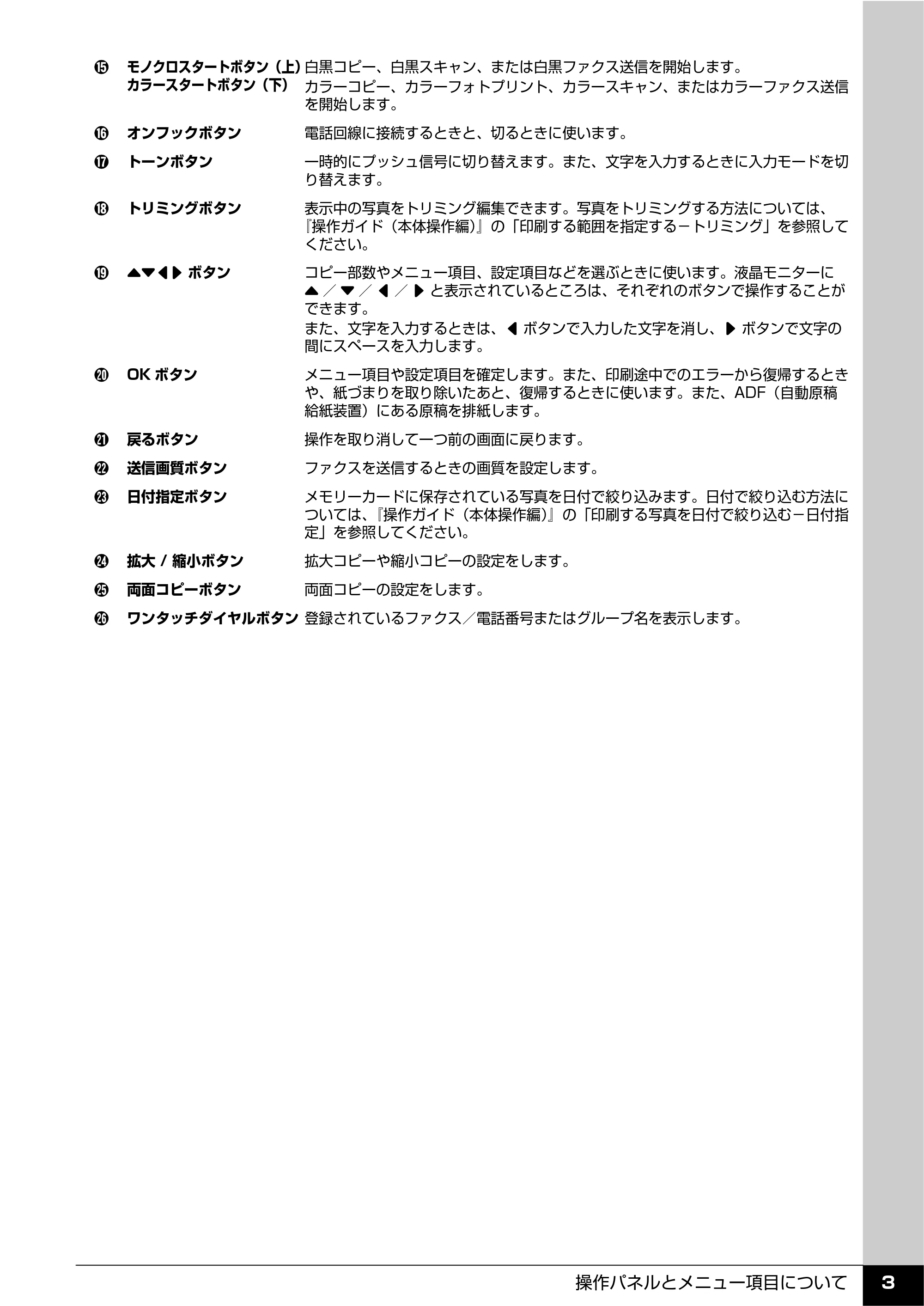 キヤノン PIXUS MX7600 操作ガイド （ファクス操作編） （PDF形式／3.65Mバイト） — 原本ページ — 5ページ