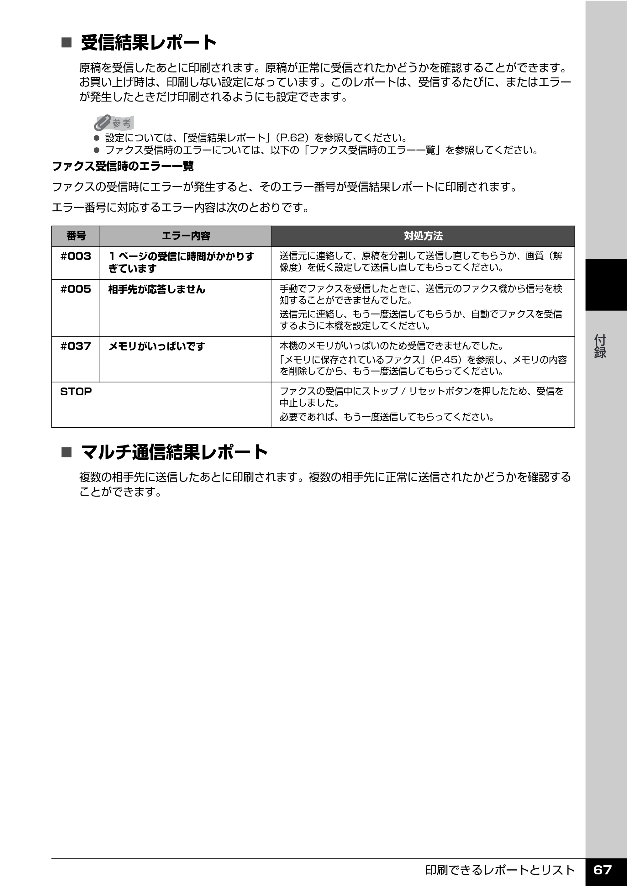 キヤノン PIXUS MX7600 操作ガイド （ファクス操作編） （PDF形式／3.65Mバイト） — 原本ページ — 69ページ
