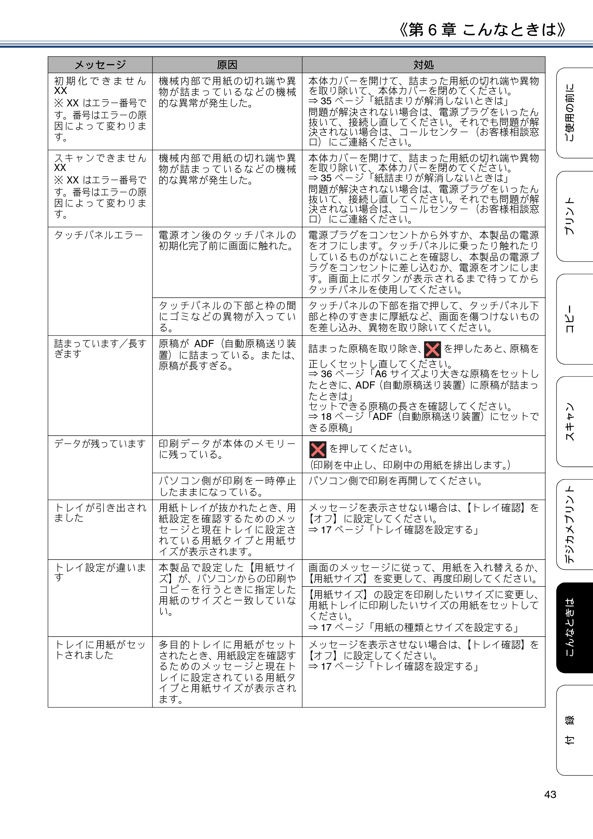 ブラザー DCP-J4225N ユーザーズガイド ～基本編～ — 原本ページ — 43ページ