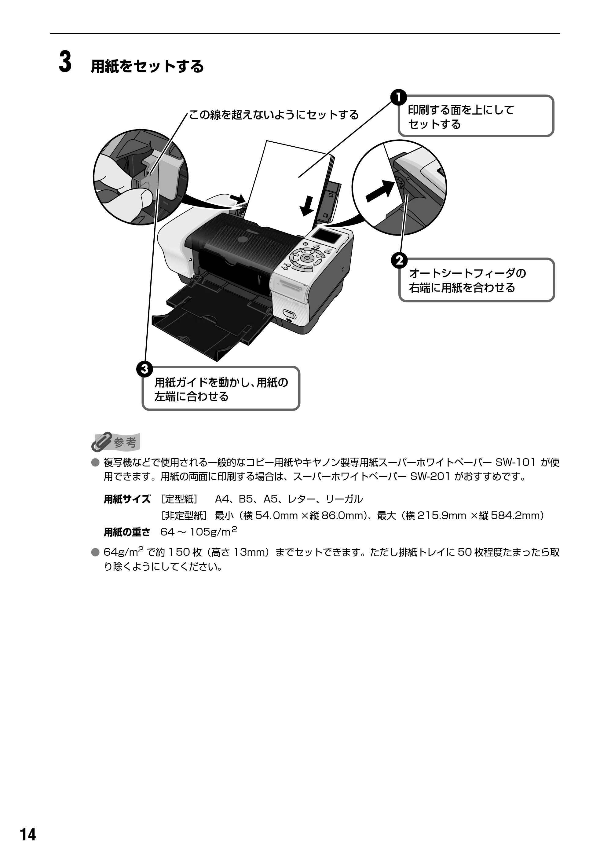 キヤノン PIXUS iP6100D 基本操作ガイド （PDF形式／11.54Mバイト） — 原本ページ — 16ページ