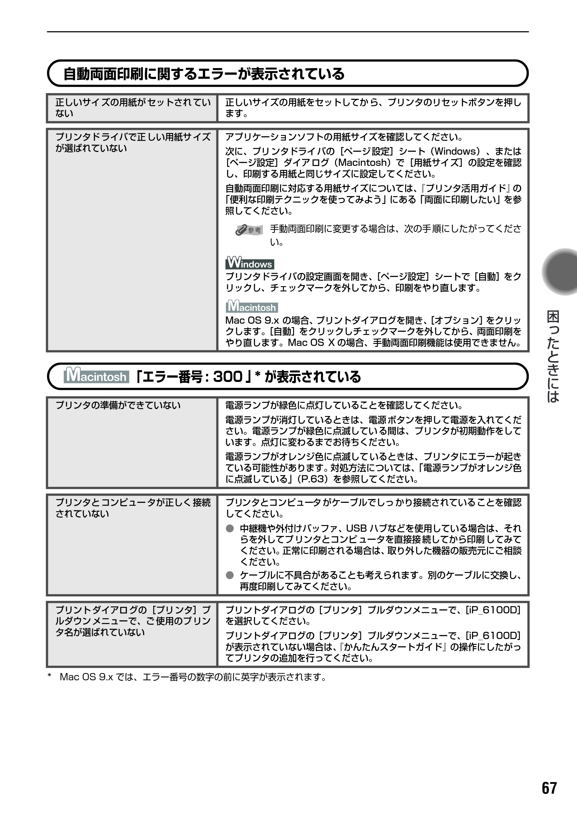 キヤノン PIXUS iP6100D 基本操作ガイド （PDF形式／11.54Mバイト） — 原本ページ — 69ページ