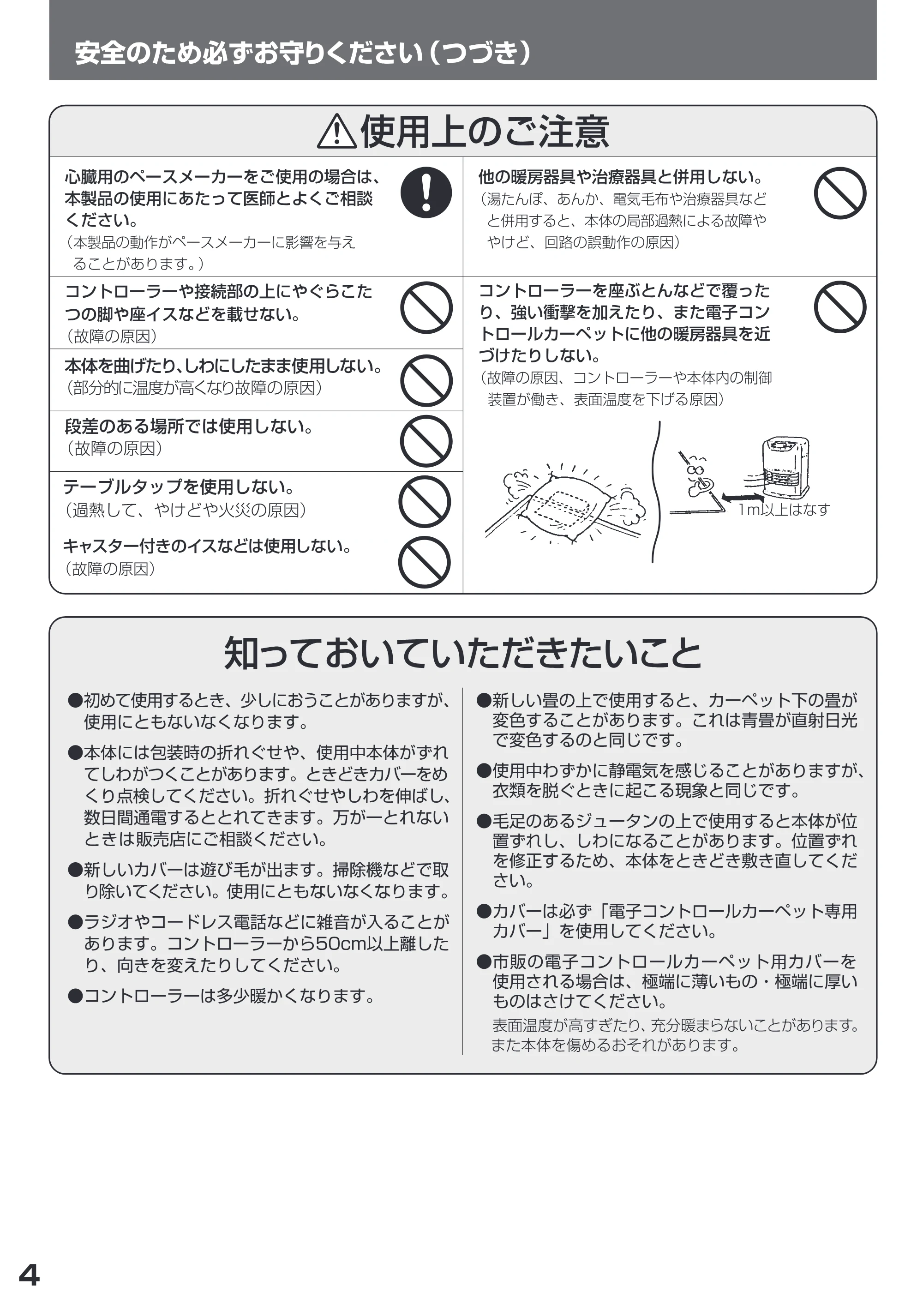 日立 HLU-3008CX / HLU-2008CX 取扱説明書 — 安全のため必ずお守りください(つづ き) — 原本ページ — 4ページ