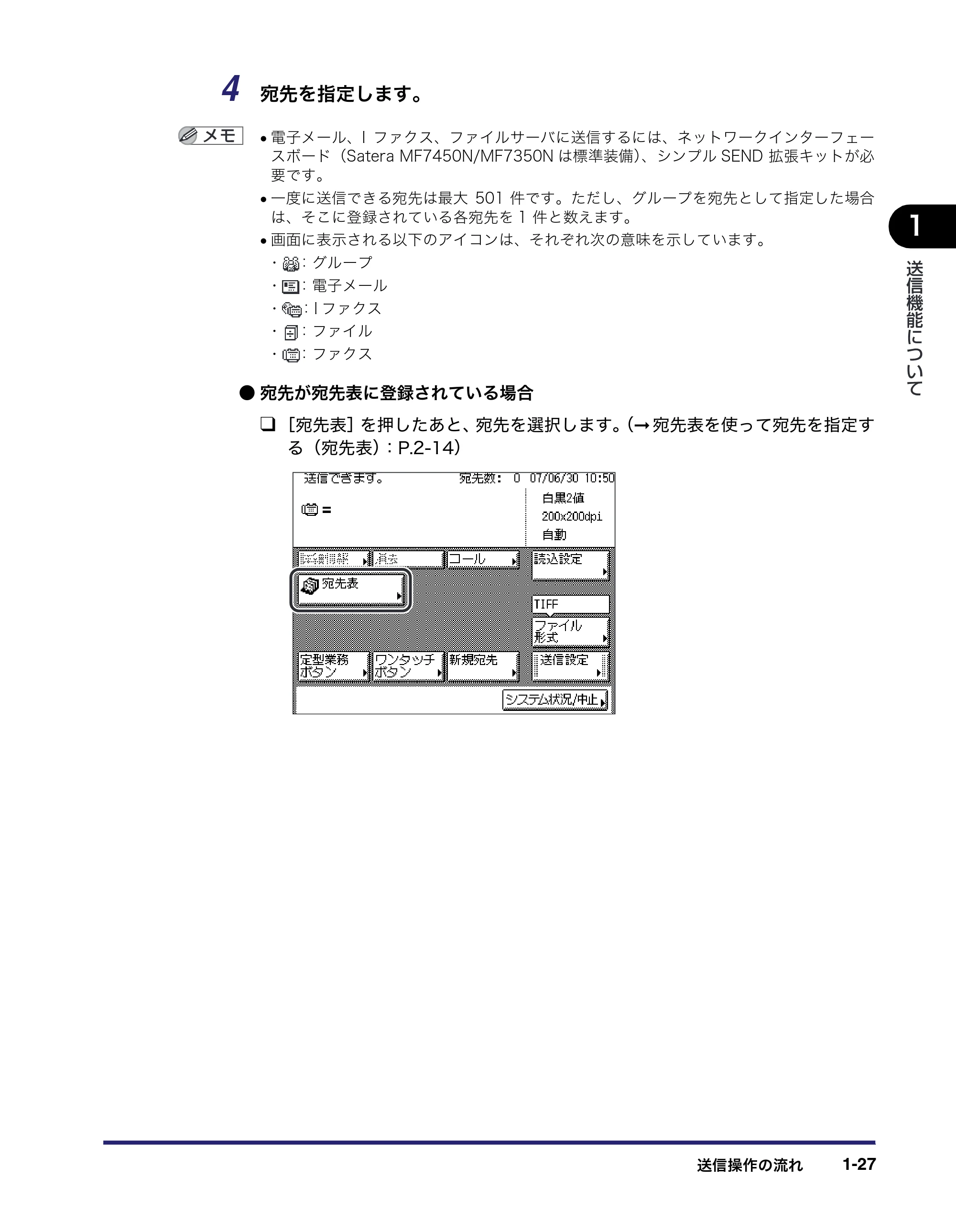 キヤノン MF7450N/MF7350N/MF7330 送信／ファクスガイド （PDF形式／12.34Mバイト） — 原本ページ — 41ページ