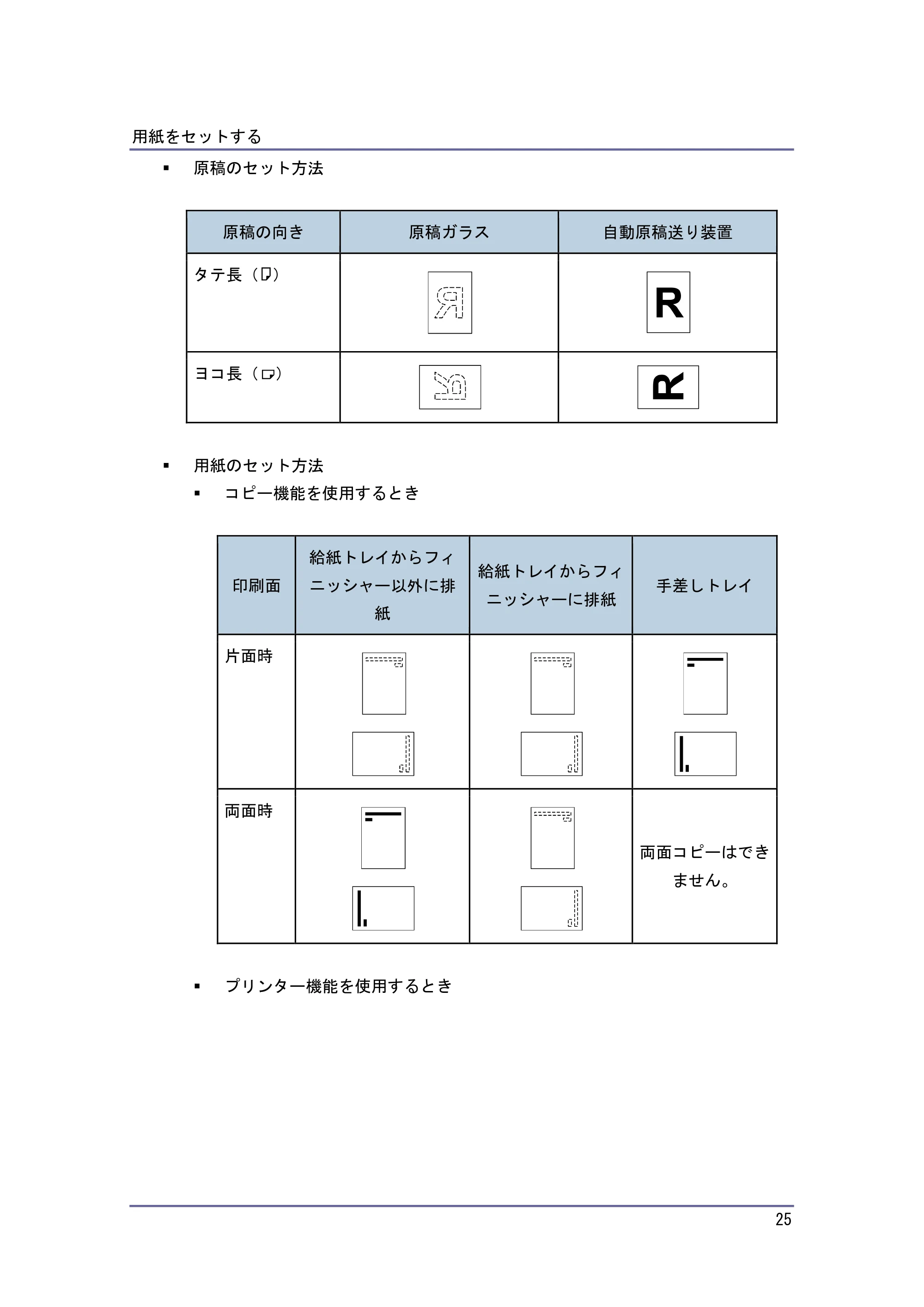 キヤノン PostScript3 用紙の仕様とセット方法 （PDF形式／3.09Mバイト） — 原本ページ — 25ページ