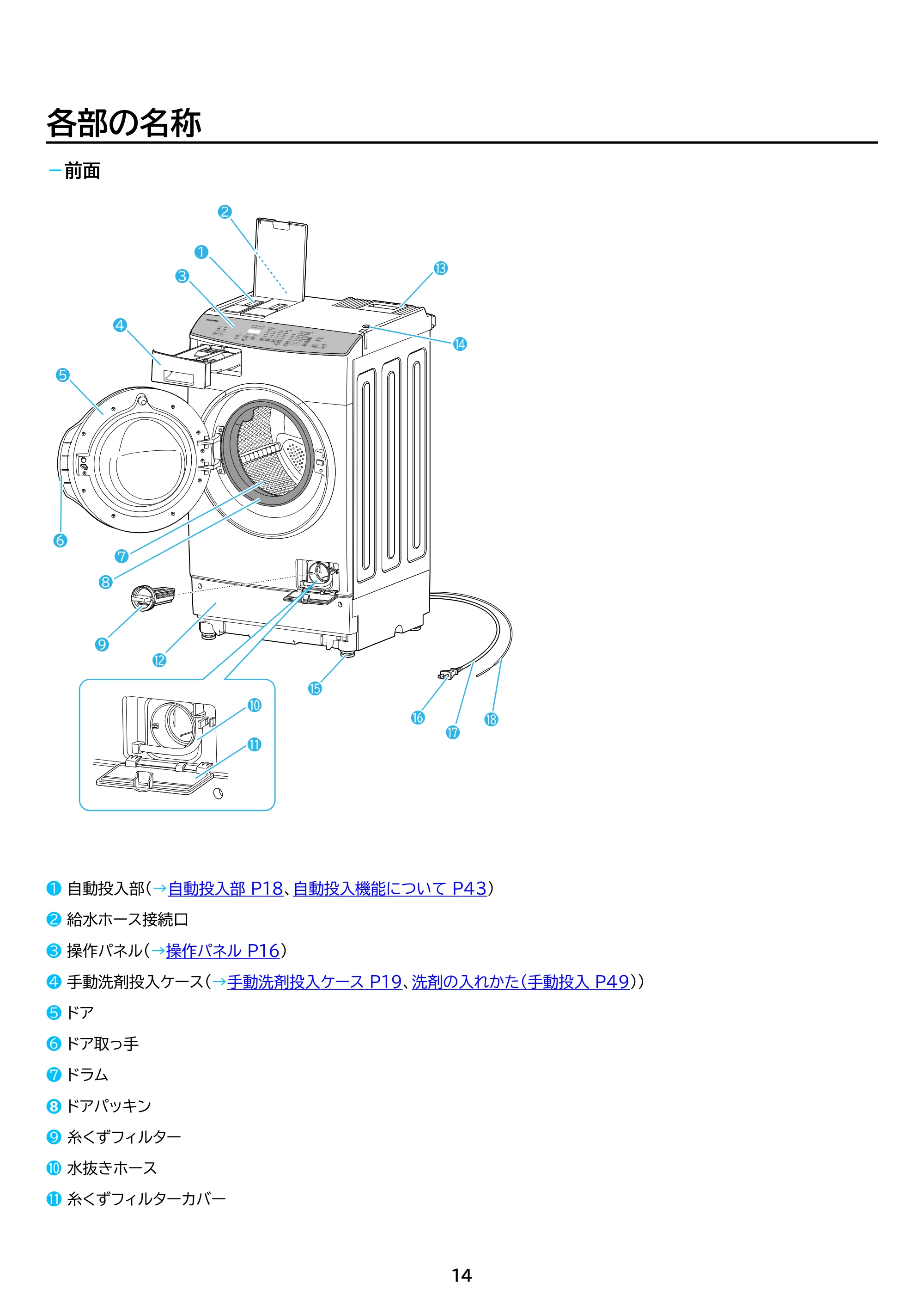 アイリスオーヤマ HDK842Z-W 取扱説明書 — 原本ページ — 14ページ