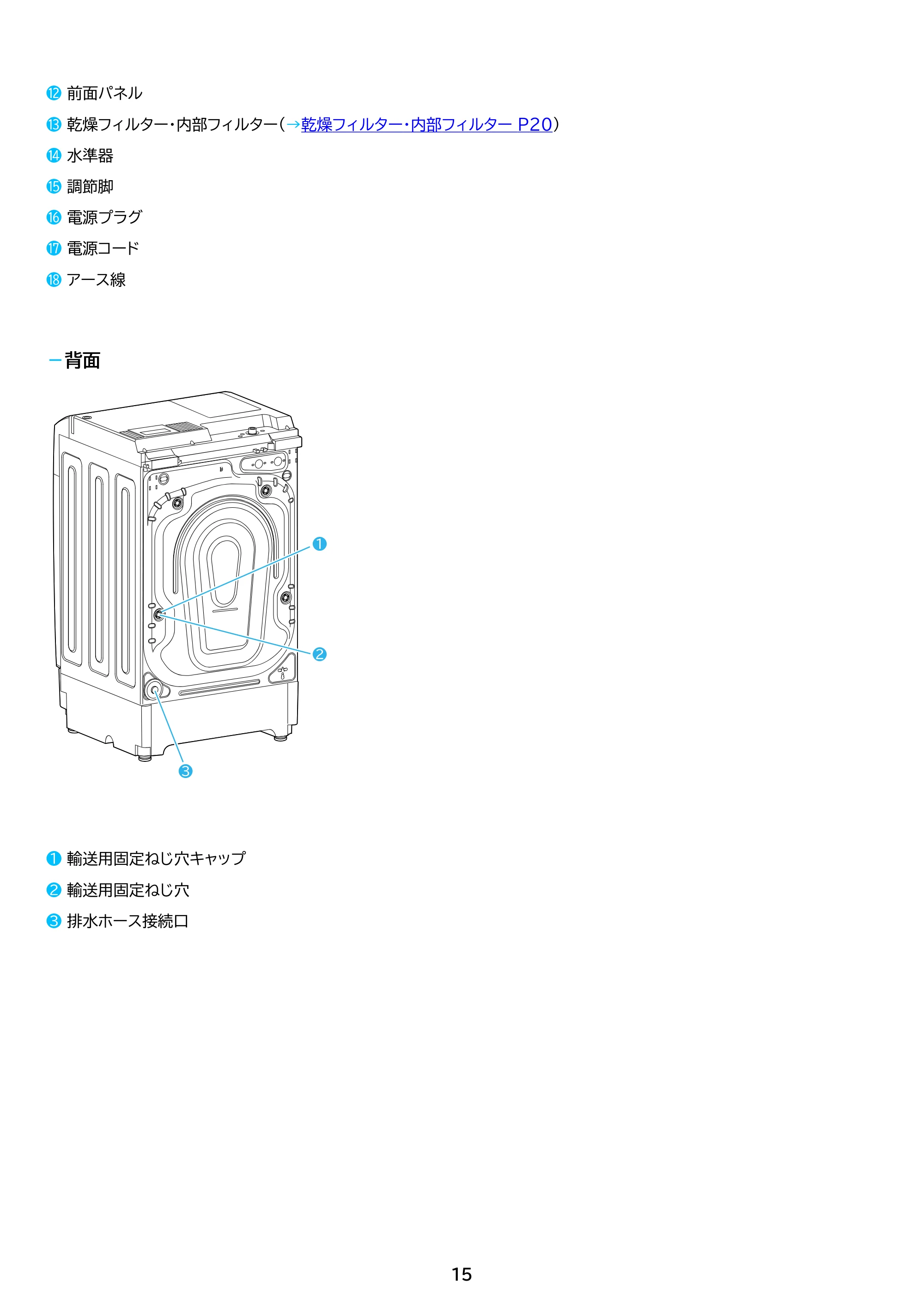アイリスオーヤマ HDK842Z-W 取扱説明書 — 原本ページ — 15ページ
