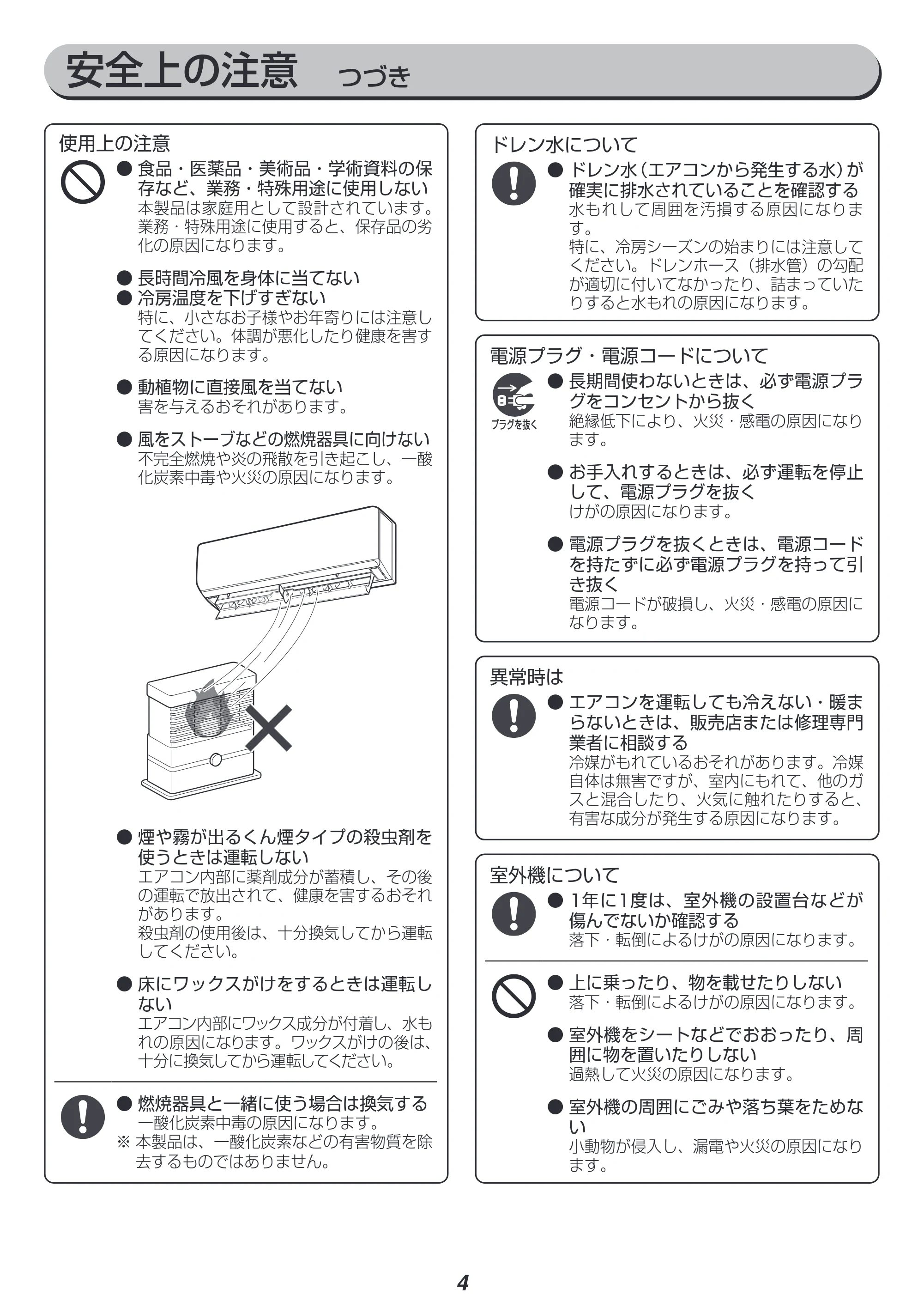 アイリスオーヤマ IHF-3604G 取扱説明書 — 原本ページ — 4ページ