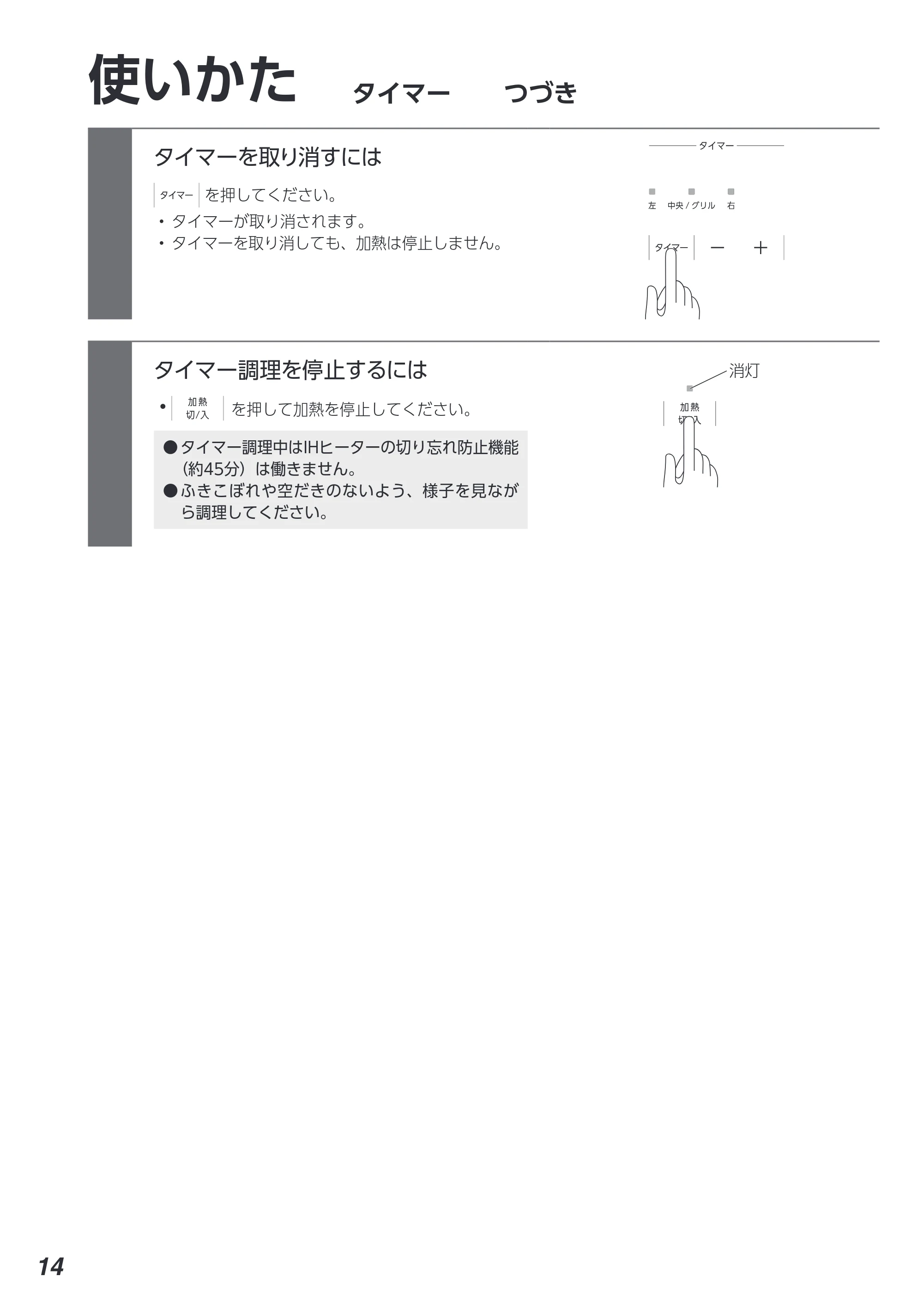 アイリスオーヤマ IHC-B3201 取扱説明書 — 原本ページ — 14ページ