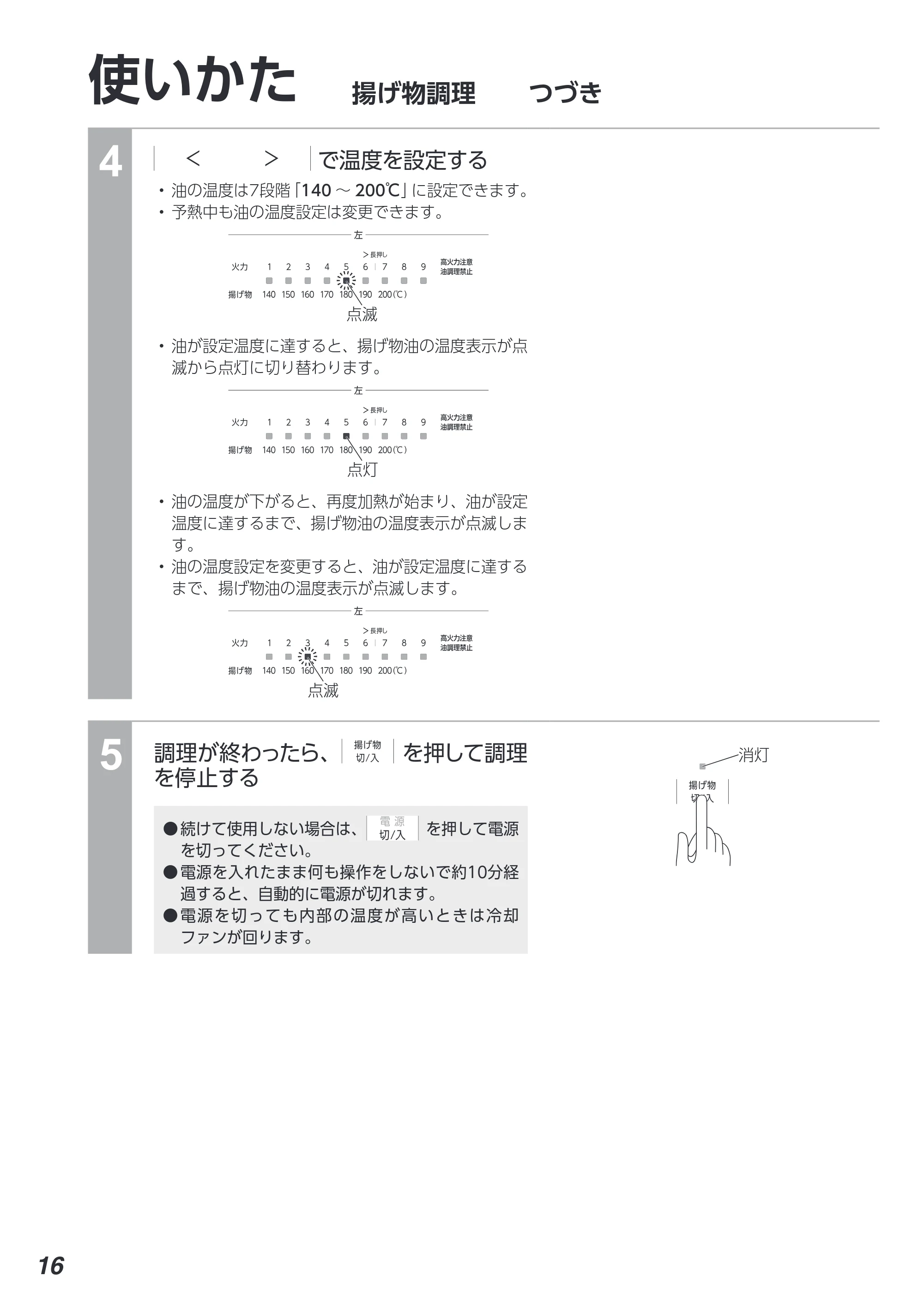 アイリスオーヤマ IHC-B3201 取扱説明書 — 原本ページ — 16ページ