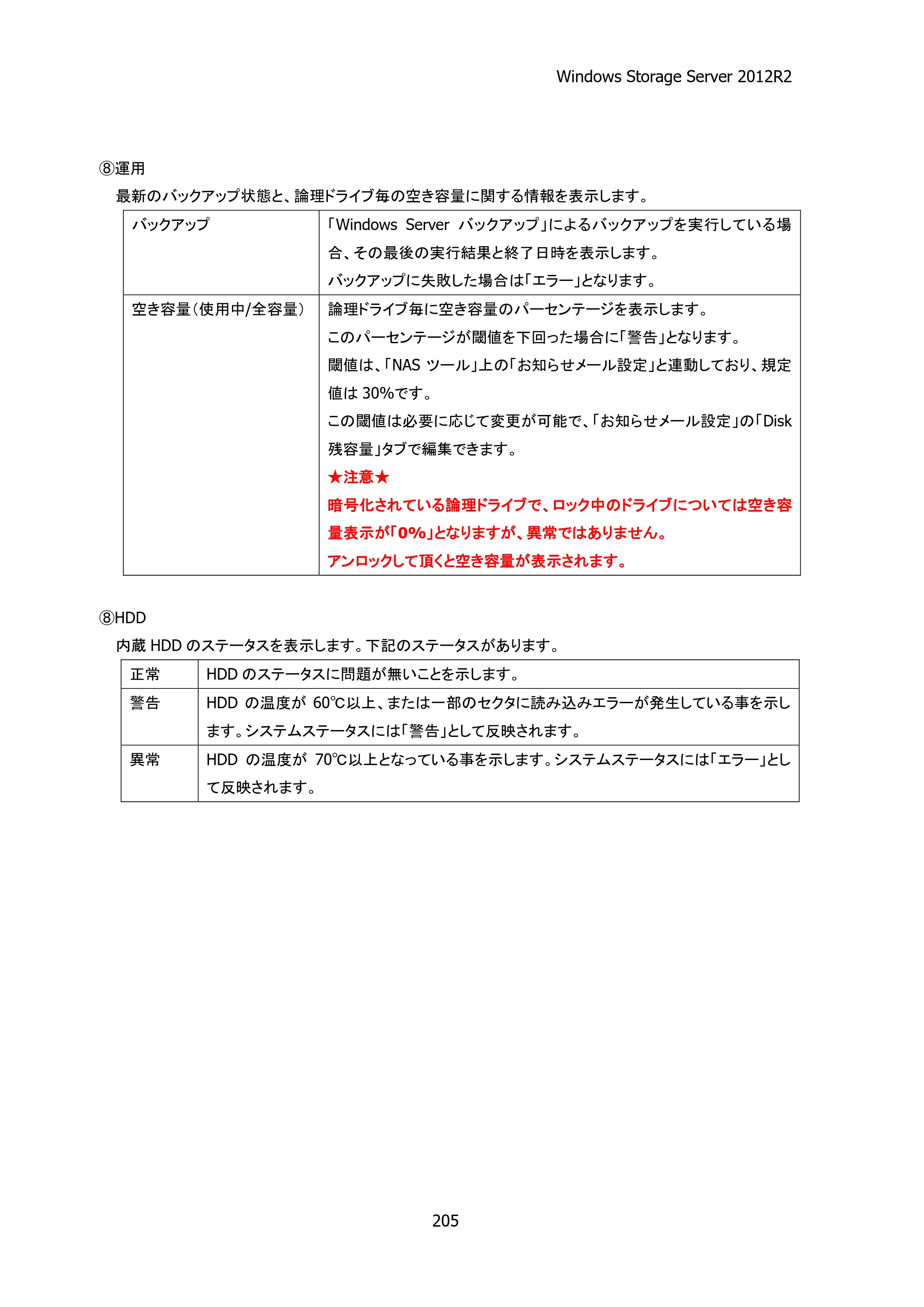 エレコム NSB-75S12T4RW25 / NSB-75S16T4RW25 / NSB-75S24T4RW25 05.NASツール ソフトウェアマニュアル(Ver.4.72～)【第4版】 — 原本ページ — 210ページ