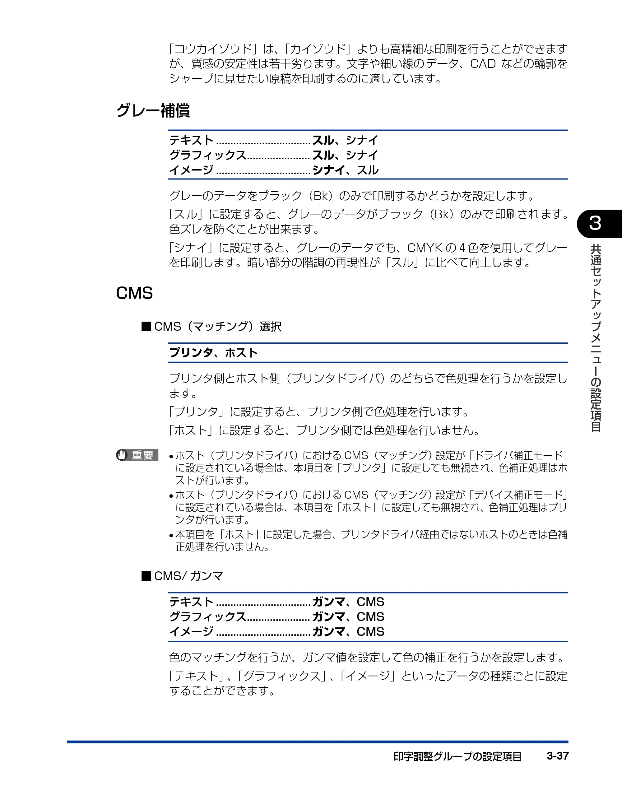 キヤノン LBP5900 LIPS機能ガイド 2006年4月18日更新 （PDF形式／6.28Mバイト） — グレー補償 — 原本ページ — 85ページ