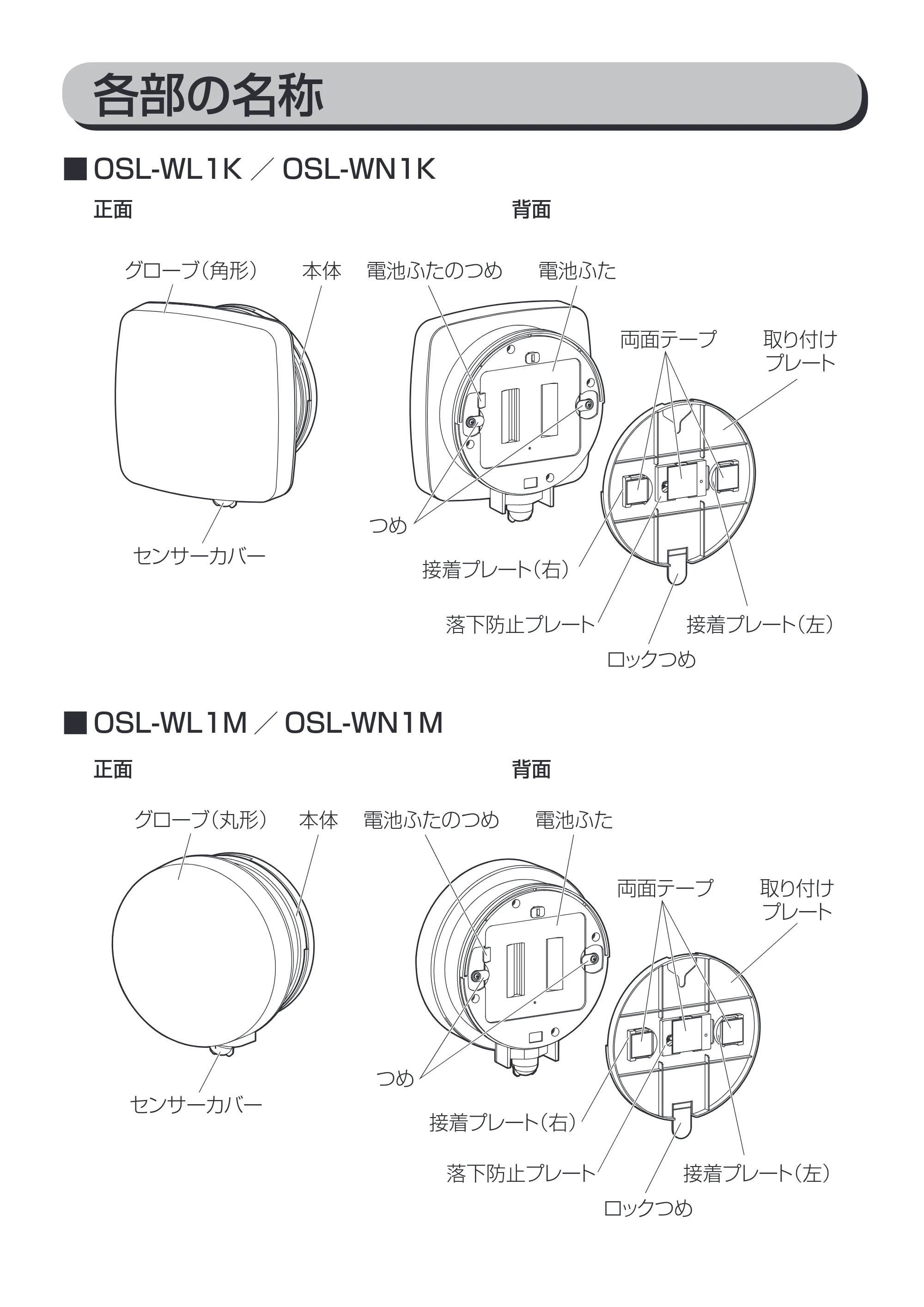 アイリスオーヤマ BOS-WN1M-WS 取扱説明書 — 原本ページ — 4ページ