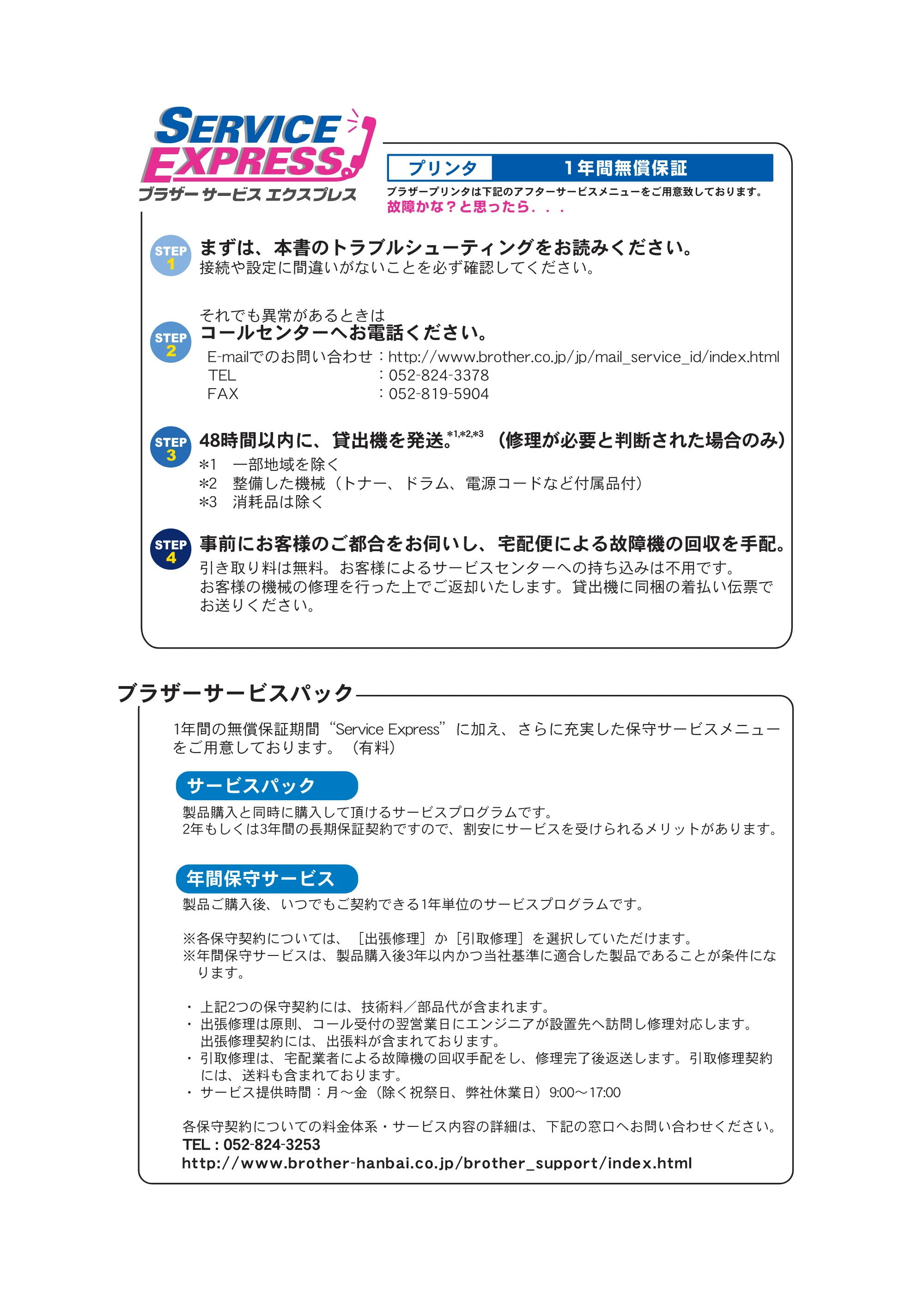 ブラザー HL-5040 / HL-5070DN 取扱説明書(本体) — 原本ページ — 3ページ