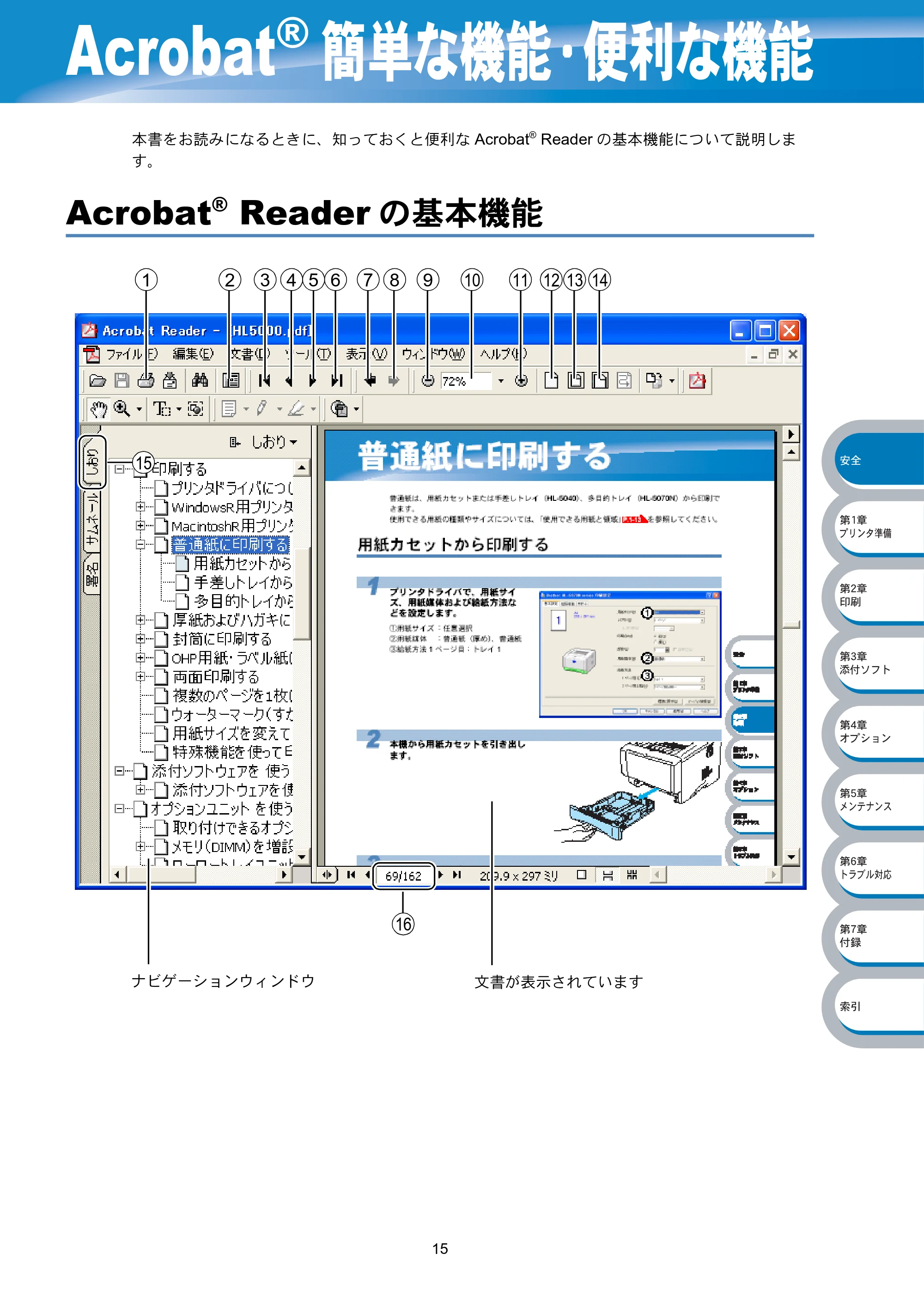 ブラザー HL-5040 / HL-5070DN 取扱説明書(本体) — Acrobat®簡単な機能・便利な機能 — 原本ページ — 20ページ