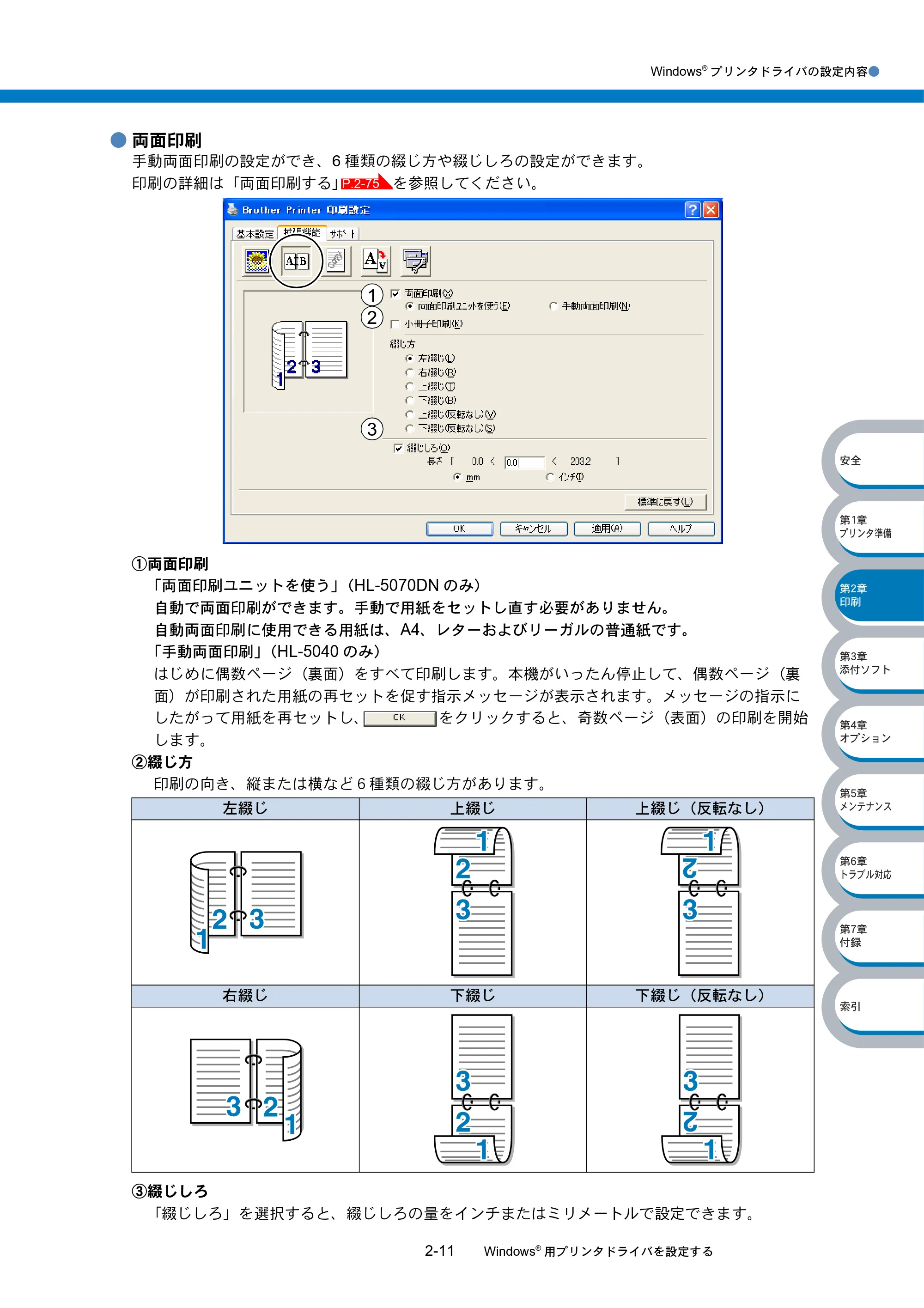 ブラザー HL-5040 / HL-5070DN 取扱説明書（本体） — 原本ページ — 47ページ